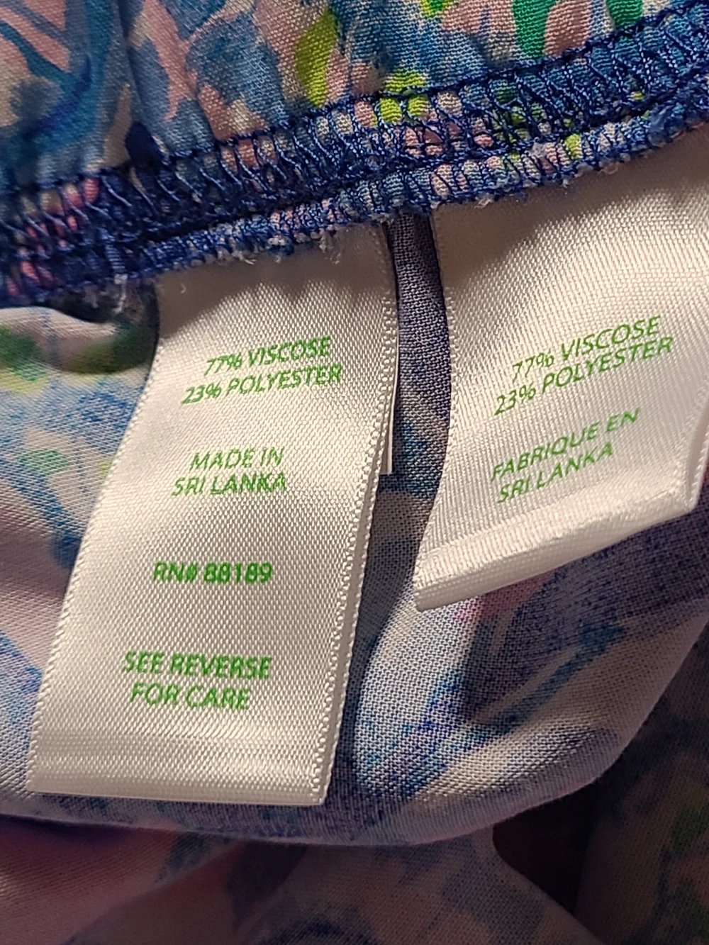 Lilly Pultizer Bal Harbour  Women’s Palazzo Pants Blue Tang Seaside EUC XL - Picture 5 of 10